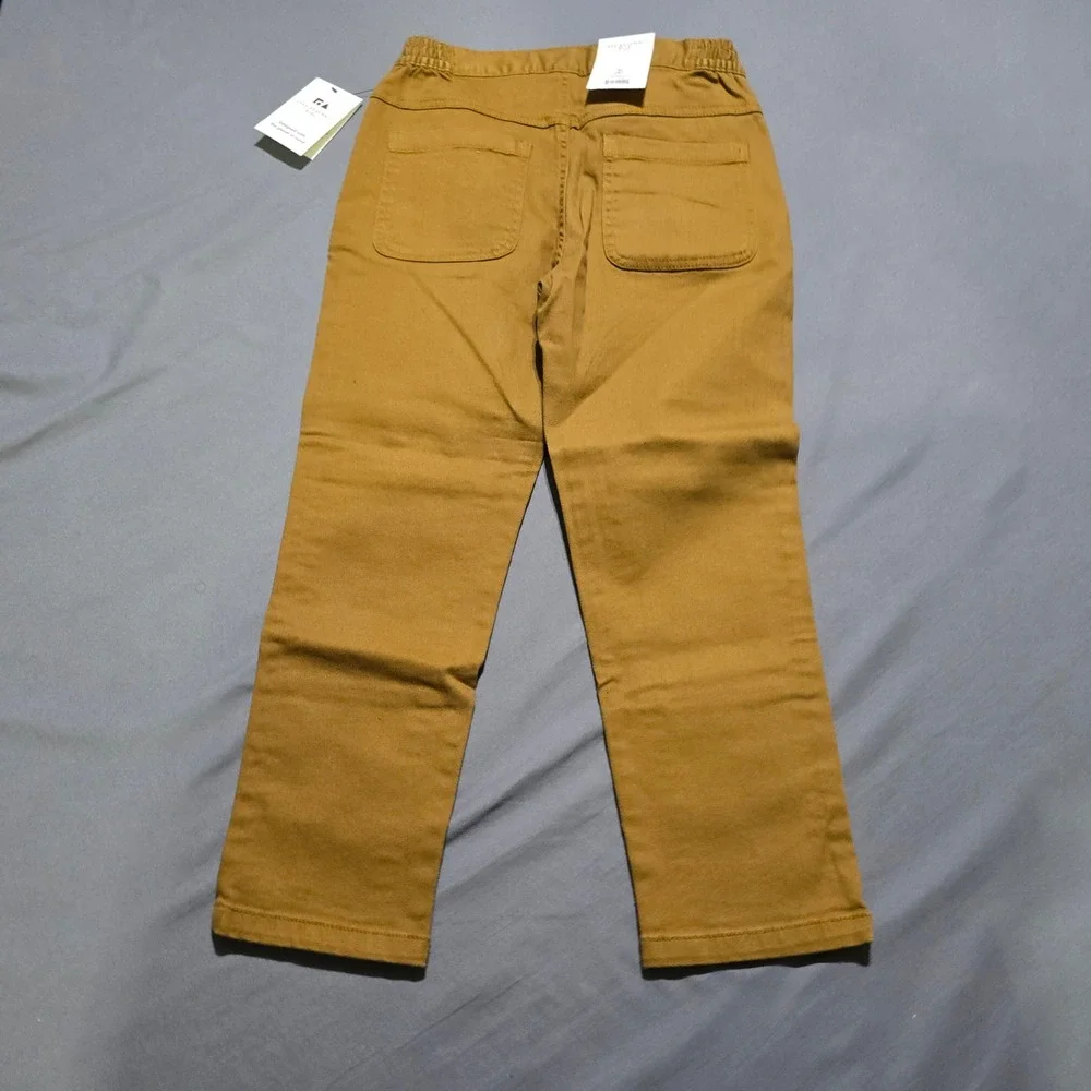 Free Assembly Carpenter Pants Kids Size 8 Brown Ochre Utility Rugged NWT